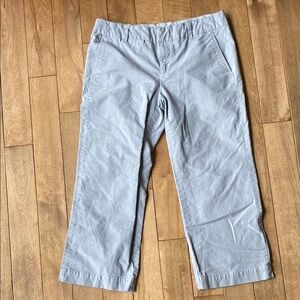 GAP Stretch Light Stone Cotton Spandex Capri Crop Women’s Pants Size 6 Summer